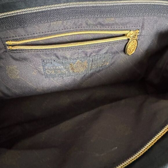 NIOE Nostalgie Istanbul Orient Express Black Cosmetic Accessories Toiletry Bag - Picture 1 of 5